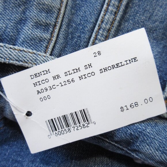 NWT AGOLDE Nico High Rise Slim in Shoreline Stretch Jeans 28 $168 - Picture 6 of 10